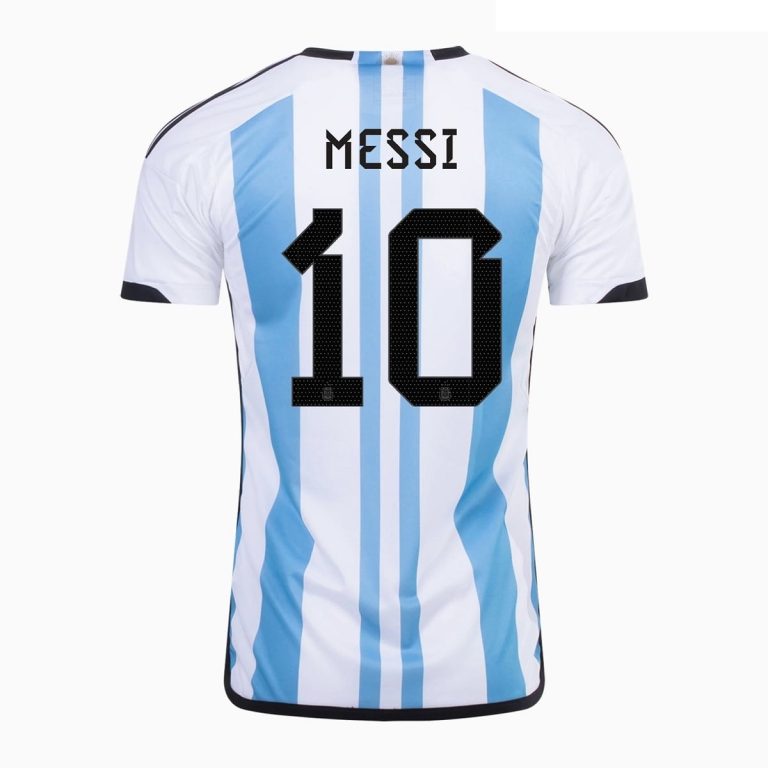 Camiseta Adulto Argentina 'MESSI' 3 Estrellas