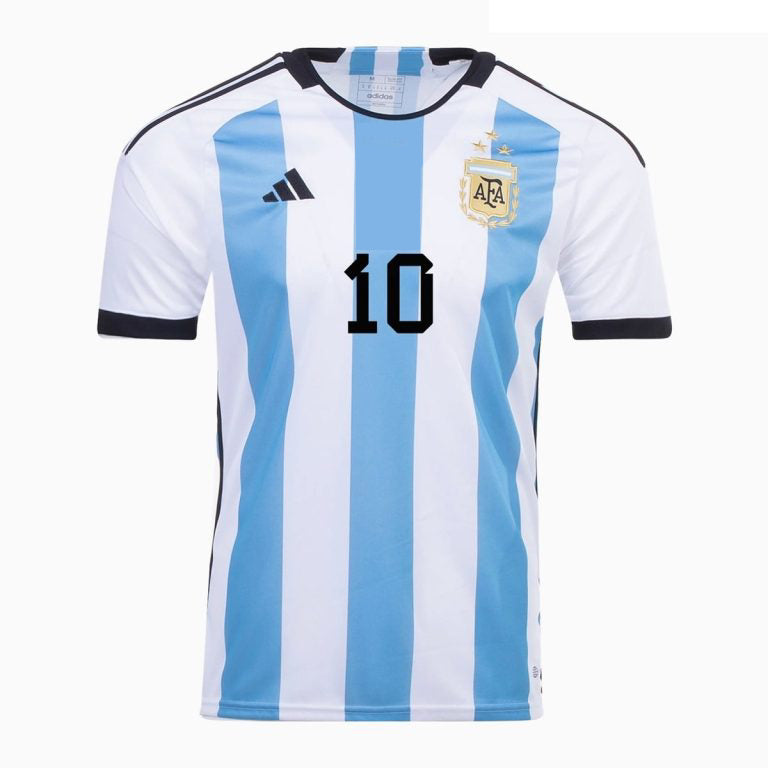 Camiseta Adulto Argentina 'MESSI' 3 Estrellas